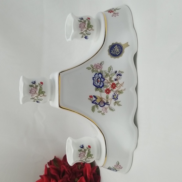 Royal Tara Fine Bone China Harmony 3 Light Candelabra - Picture 14 of 14